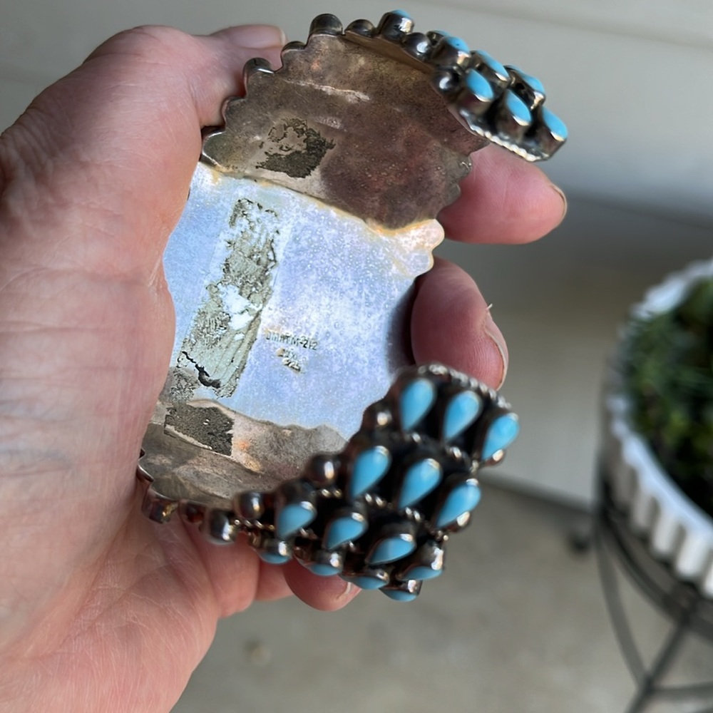 Sterling Larimar Cuff - Picture 3 of 4